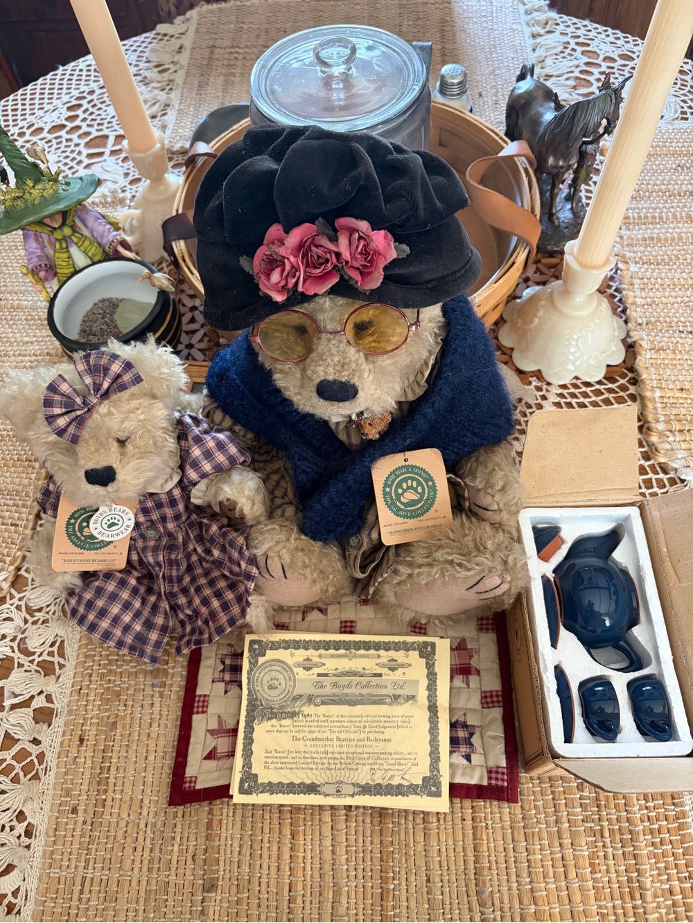 Boyd’s Grandmother Beatrice B Bearhugs and Baileyanne Ltd. Edition Complete